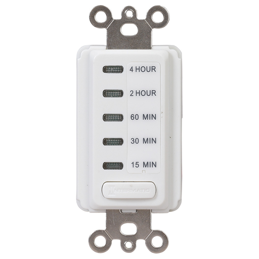 INTERMATIC Intermatic EI215W Electronic Countdown Timer 120 VAC 60 Hz 15/30/60 Minute 2/4 Hour