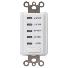 INTERMATIC Intermatic EI215W Electronic Countdown Timer 120 VAC 60 Hz 15/30/60 Minute 2/4 Hour