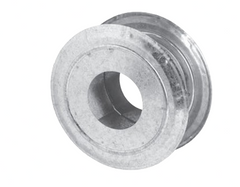 METAL-FAB Metal-Fab 6MPT Round Partition Thimble, 6 in Dia, Aluminum, Galvanized