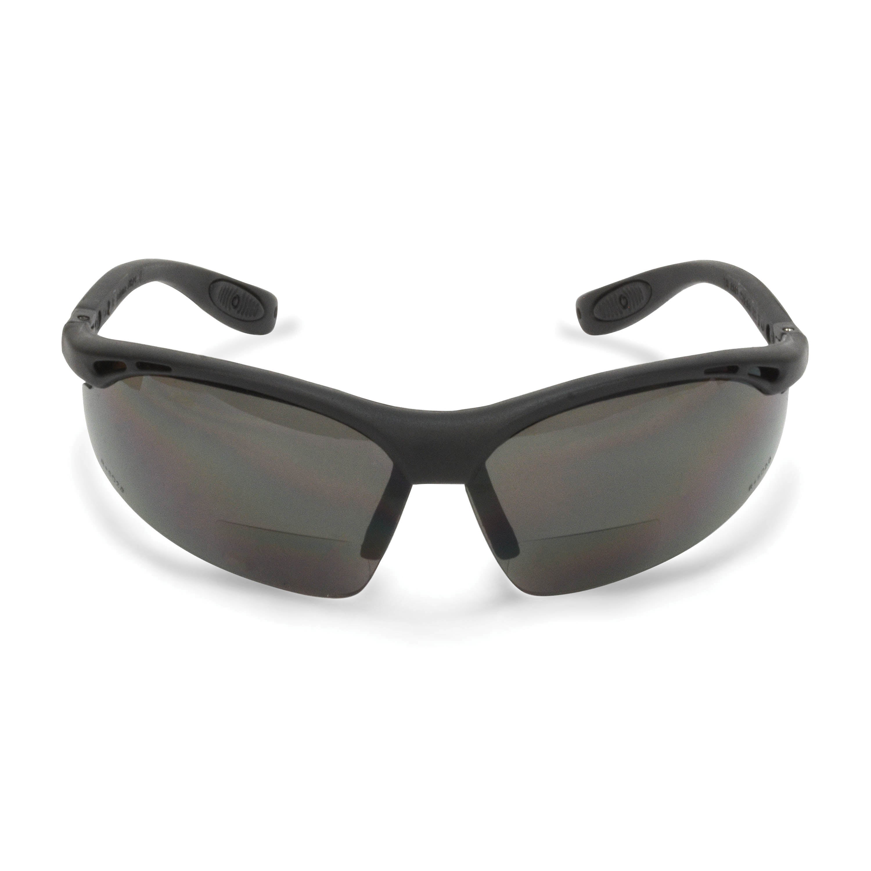 RADIANS Radians CH1-225 Cheaters Bi-Focal Safety Eyewear, Smoke Lens, 2.5 Diopter