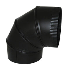 SOUTHWARK METAL Southwark 90824 90 Degree Adjustable Elbow 8 Black 24 Gauge
