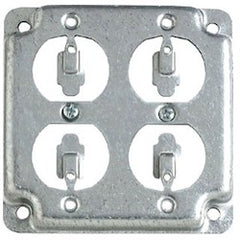 THOMAS & BETTS Thomas & Betts RS8 Cover, SC RS8 4SQ SURF, 2 Duplex, 1/2