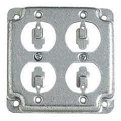 THOMAS & BETTS Thomas & Betts RS8 Cover, SC RS8 4SQ SURF, 2 Duplex, 1/2