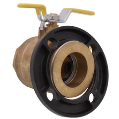 WEBSTONE Webstone H-81417HV-RF400 2 Press Full Port Forged Brass Uni-Flange Isolator Flange w/ Detachable Rotating Flange & Multi-Function Drain