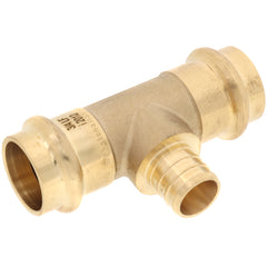WEBSTONE Webstone H-86153W-R 3/4 x 3/4 x 1/2 Press x Press x PEX Crimp Transition Tee (LF)