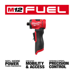 MILWAUKEE MILWAUKEE 3485-20 M12 FUEL 1/4 Right Angle Die Grinder