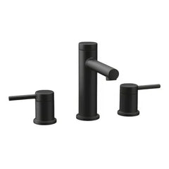 MOEN Moen TV6193BL Align Two Handle Widespread Bathroom Sink Faucet with Drain Kit & Valve