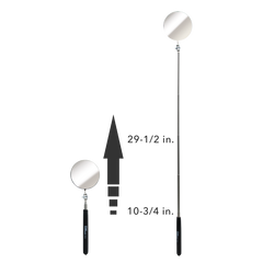 ULLMAN Ullman HTS-2 Round Telescoping Inspection Mirror 3-1/4 inches
