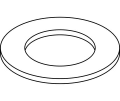 CENTRAL BRASS Central Brass X991-C Rubber Washer for Trip Lever Bath Drain (4/pk)