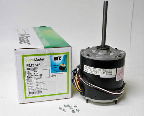 AMERICA AMERICA EM3746 Condenser Fan Motor 1/2 HP 208-230V 825 RPM