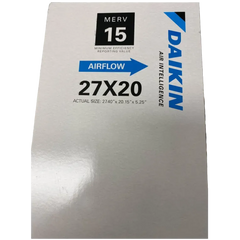 DAIKIN Daikin 0160M00018 Pleated MERV 15 Replacement Filter for DV15-2821-FC