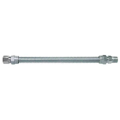 DORMONT DORMONT 30C-3132-18 Model 1/2 ID (5/8 OD) Coated Stainless Steel Gas Connector 1/2 MIP x 1/2 FIP