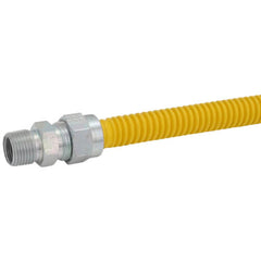 DORMONT DORMONT 30C-3132-18 Model 1/2 ID (5/8 OD) Coated Stainless Steel Gas Connector 1/2 MIP x 1/2 FIP