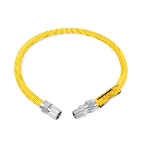 DORMONT DORMONT 30C-3132-36 Model 1/2 ID (5/8 OD) Coated Stainless Steel Gas Connector 1/2 MIP x 1/2 FIP 36