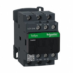 SCHNEIDER ELECTRIC SCHNEIDER ELECTRIC LC1D18G7 IEC Magnetic Contactor Non-Reversing 3 Poles 18 A 120V AC Coil