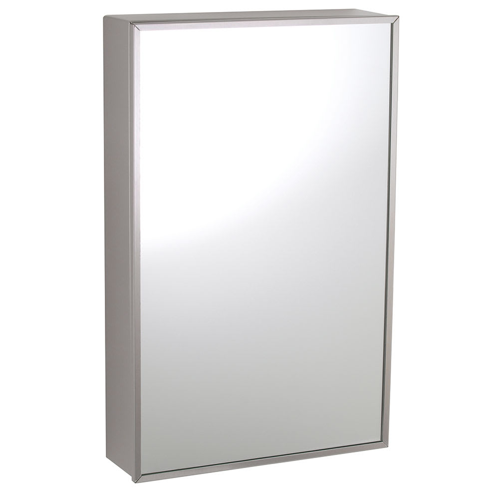 BOBRICK Bobrick 299 Surface-Mounted Medicine Cabinet 17 Inches Width x 26-7/8 Inches Height x 5 Inches Depth