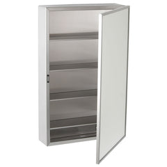 BOBRICK Bobrick 299 Surface-Mounted Medicine Cabinet 17 Inches Width x 26-7/8 Inches Height x 5 Inches Depth