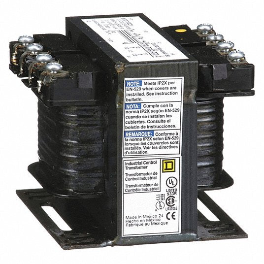 SCHNEIDER ELECTRIC SQUARE D 9070T100D1 Control Transformer 100VA (2.89 In. H)