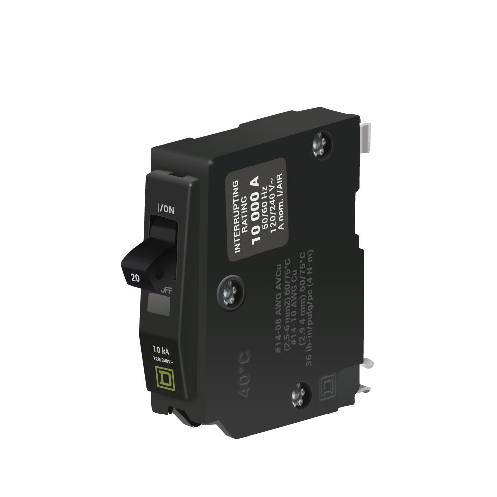 SCHNEIDER ELECTRIC Square D QO120 Circuit Breaker 20 Amp