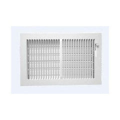 CONTINENTAL INDUSTRIES Continental Industries 32W1406 Sidewall/Ceiling Register 2-Way