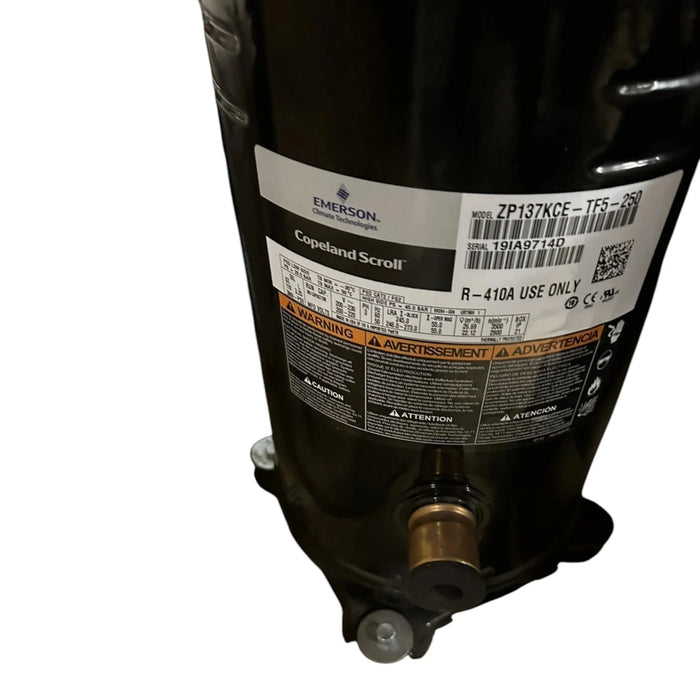 COPELAND Copeland ZP137KCE-TF5-250 Compressor 11-1/2 HP 137,000 BTU Replacement ZP137KCETF5250