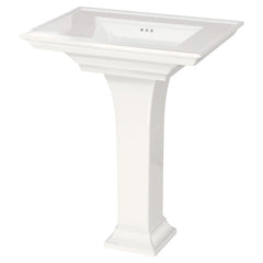 AMERICAN STANDARD American Standard 0297.001.020 Town Square S Center Hole Only Pedestal Sink Top and Leg Combination
