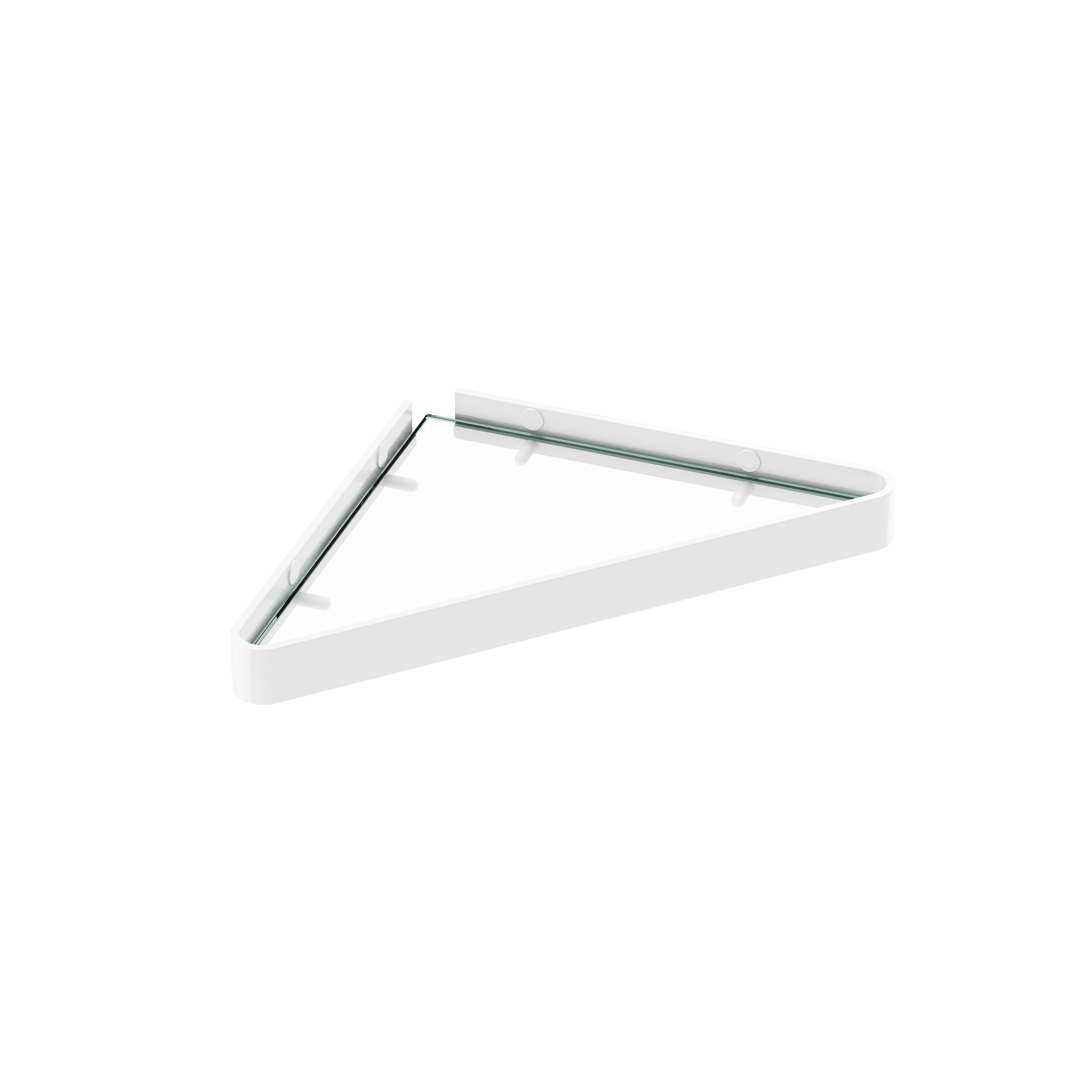 MAAX MAAX 10042818-276 Manhattan Corner Shelf with Glass