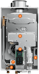 NAVIEN Navien NHW700-160SU NHW-160SU Premium Non-Condensing Tankless Water Heater 160 KBtu/hr