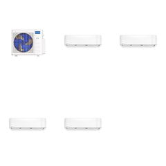MRCOOL MRCOOL DIY Multi-Zone 27000 BTU 5th Gen Mini Split Heat Pump System R454B 23 SEER2 (9k+9k+9k+9k)