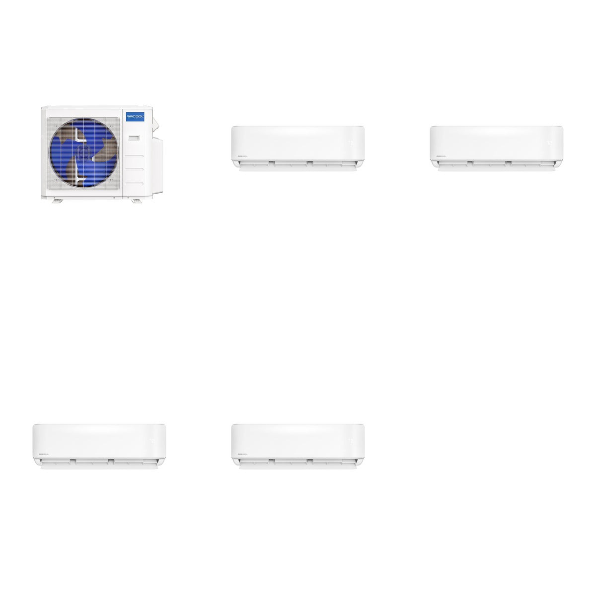 MRCOOL MRCOOL DIY Multi-Zone 27000 BTU 5th Gen Mini Split Heat Pump System R454B 23 SEER2 (6k+9k+9k+9k)