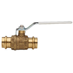 WATTS Watts Regulator 1-1/4-LFFBV-3-PRESS Ball Valve LFFBV-3C Lead Free Brass 1-1/4 Inch Press 88005496