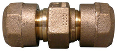 CAMBRIDGE BRASS Cambridge Brass 119NL-H4H4 1 in. CB Comp x CB Comp Cast Brass Alloy C89833 Full Bore Coupling, Lead Free