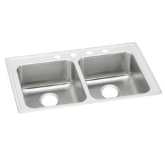 ELKAY Elkay LRADQ3321654 4H DBL BWL SS SNK
