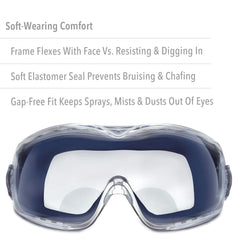 HONEYWELL HONEYWELL UVEX S3992X Stealth Reading 2.0 Diopter Magnifier Goggles with Uvextreme Anti-Fog Lens