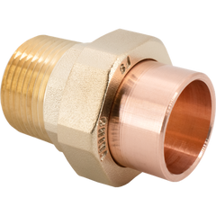 LEGEND VALVE LEGEND VALVE 302-308NL 1 in. Sweat x Male Brass Large Body Union, Lead Free