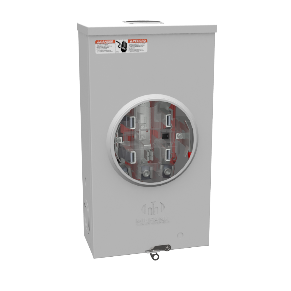 MILBANK MANUFACTURING Milbank Manufacturing U6193RLQG5T9AMS Meter Socket 100A OH