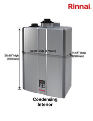 RINNAI Rinnai RSC160IP LP Indoor Tankless Water Heater