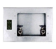 IPS CORPORATION IPS CORPORATION 82033 BE200 2 WMOB 1/2 in. Male/Sweat Galvanized Steel 1-1/2 in. Washing Machine Outlet Box with Duplex Receptacle