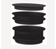 ROTH ROTH STAR-24R6 24 in. ID x 6 in. Round Threaded Riser