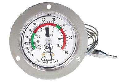 COOPER-ATKINS COOPER-ATKINS 6142-20-3J Thermometer Front Flange 48 inches Cap