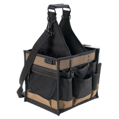 CUSTOM LEATHERCRAFT Custom Leathercraft 1528 Electrical & Maintenance Tool Carrier 11 inch