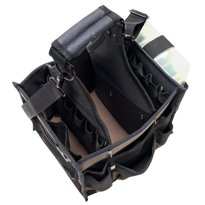 CUSTOM LEATHERCRAFT Custom Leathercraft 1528 Electrical & Maintenance Tool Carrier 11 inch