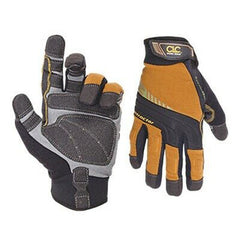 CUSTOM LEATHERCRAFT Custom Leathercraft 160L Contractor XtraCoverage Flex Grip Work Gloves Durable Synthetic Leather Padded Knuckles