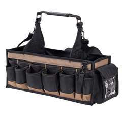 CUSTOM LEATHERCRAFT Custom Leathercraft 1530 Electrical & Maintenance Tool Carrier 23 Inches