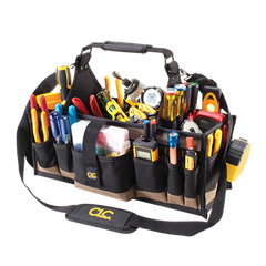 CUSTOM LEATHERCRAFT Custom Leathercraft 1530 Electrical & Maintenance Tool Carrier 23 Inches