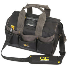 CUSTOM LEATHERCRAFT Custom Leathercraft L230 Tech Gear Lighted Tool Bag 14-Inch 29 Pocket