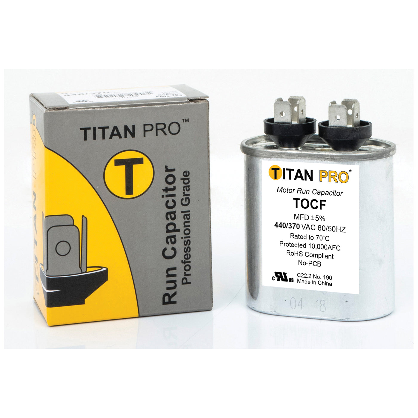 DIVERSITECH Diversitech POCF2A Titan HD Run Capacitor 2 MFD 370/440 V
