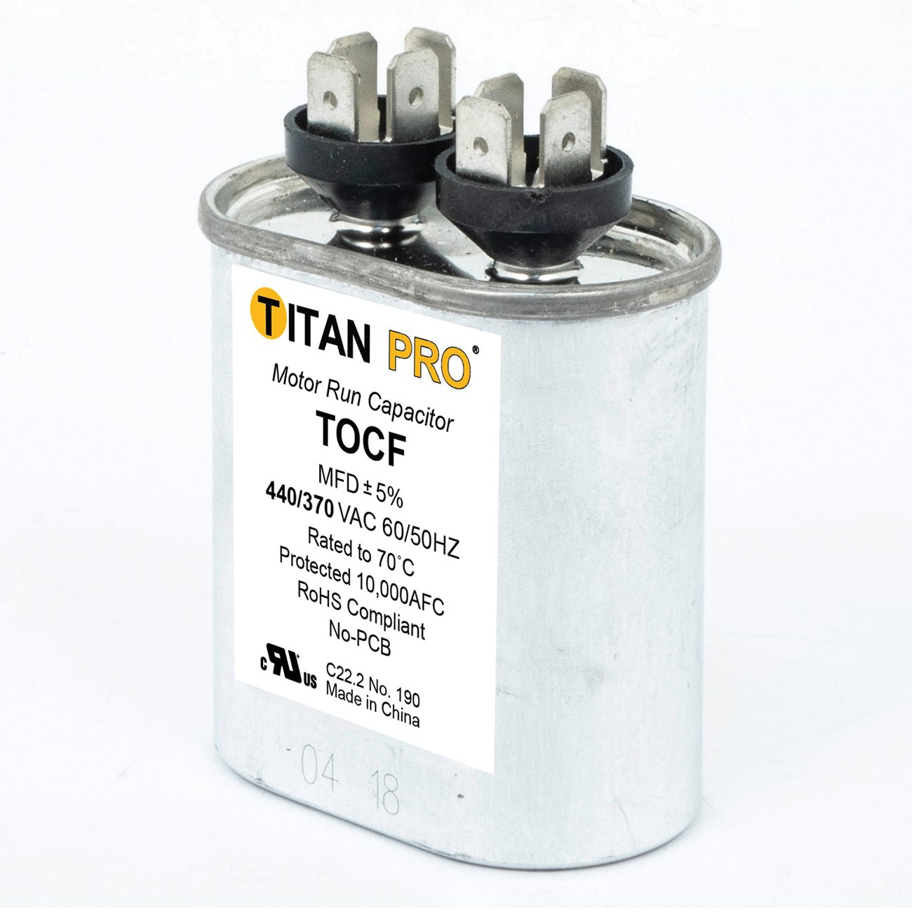 DIVERSITECH Diversitech POCF2A Titan HD Run Capacitor 2 MFD 370/440 V