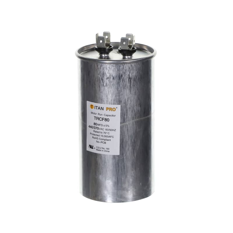 PACKARD Packard TRCF80 TITAN PRO CAPACITOR 80 MFD 440/370V ROUND