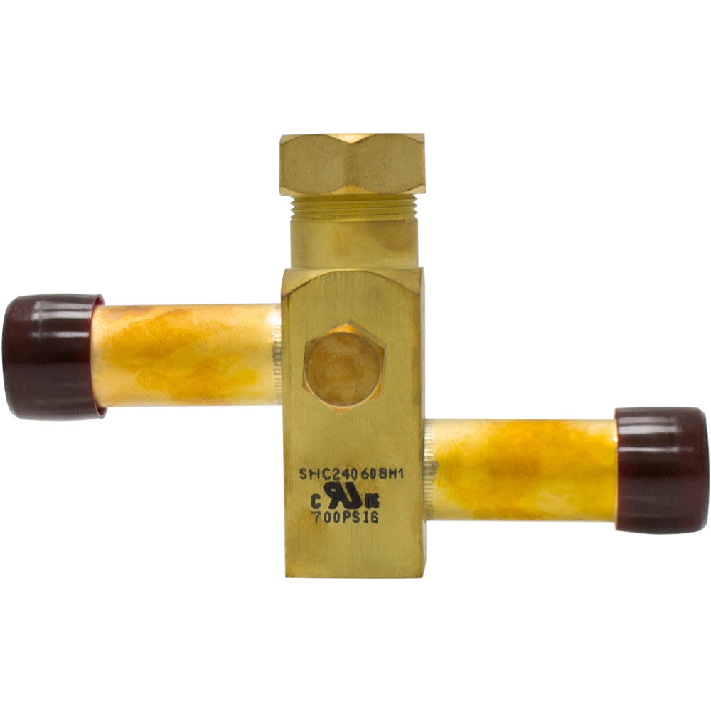 SANHUA Sanhua SERVICE-BAR-6-S-T Service Valve 3/4 in ODF